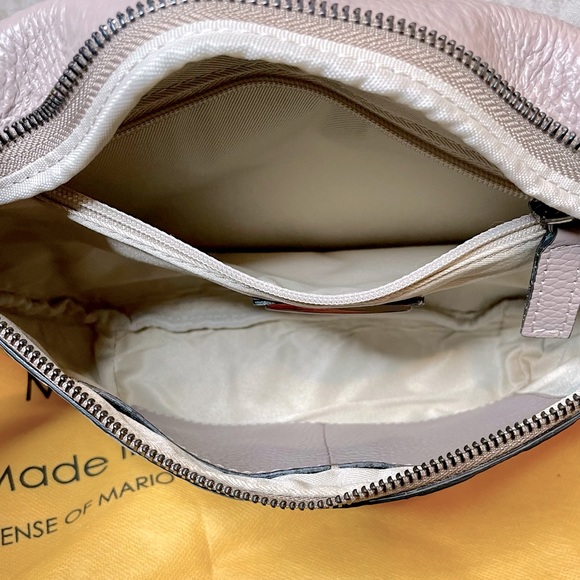 NWT! Mario Valentino Mickey Belt / Sling Bag - Stucco - Picture 9 of 10